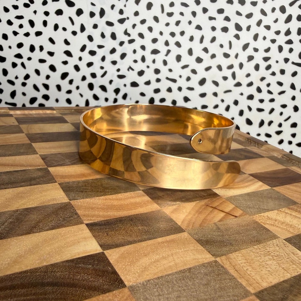 Golden-tone Twist Cuff Bracelet Jewelry